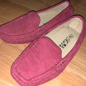 Toddler boy red loafers